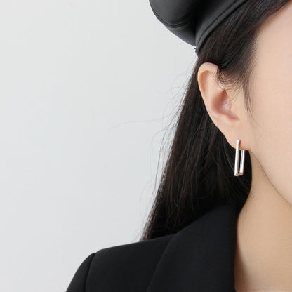 Geometric Frame Earrings
