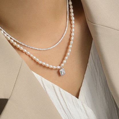 Moonlit Freshwater Pearl Necklace