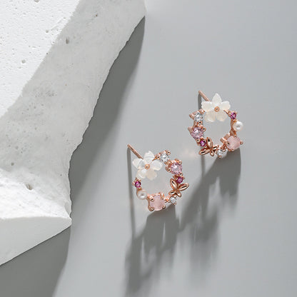 Whimsical Wreath Earrings