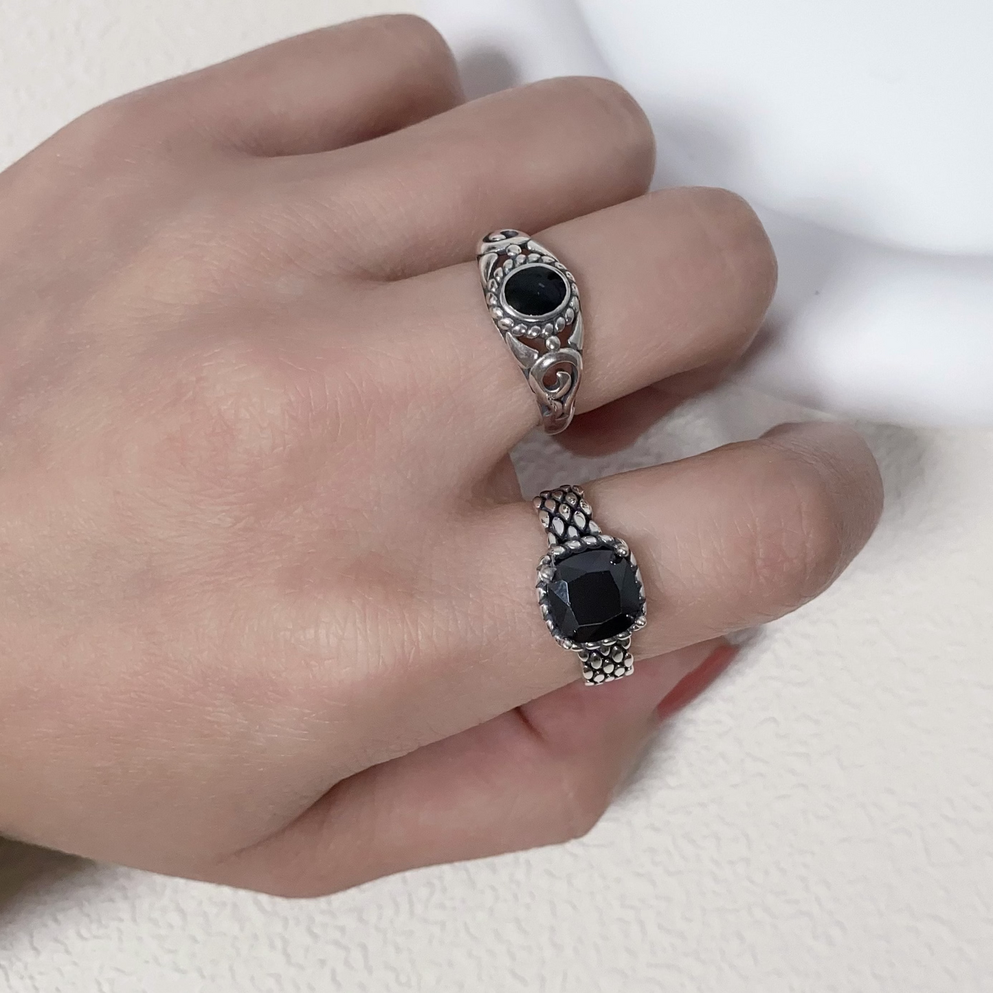 Midnight Resin Ring