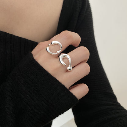 C-Shaped Geometry Ring
